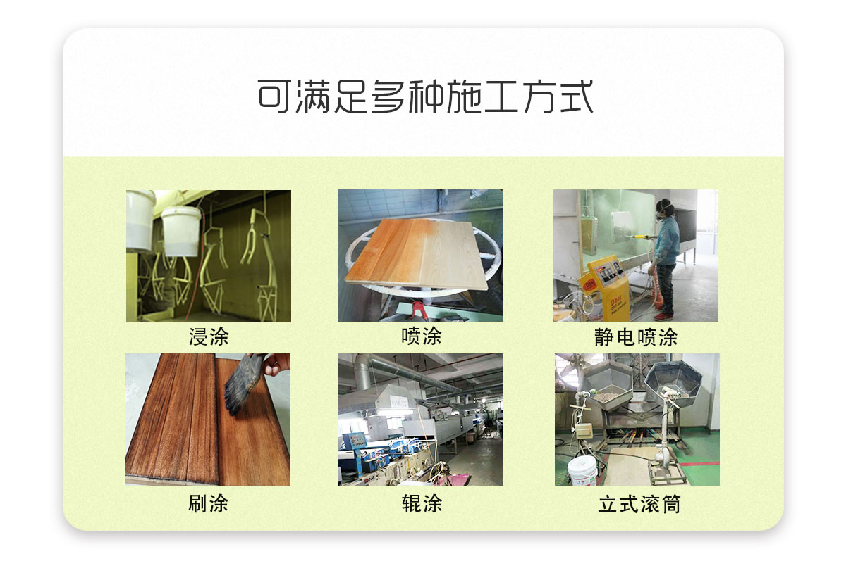 可滿足噴、棍、刷等多種涂裝方式